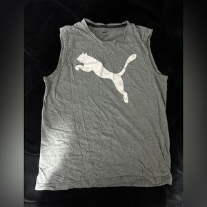 large grey mens tank top
